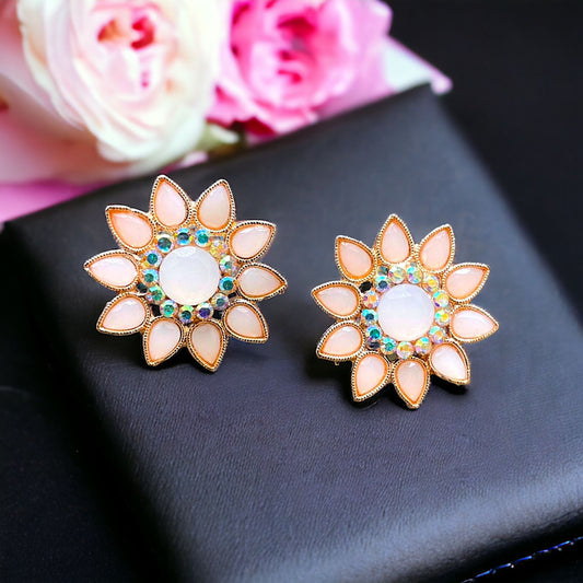 Flower Pearl Earrings