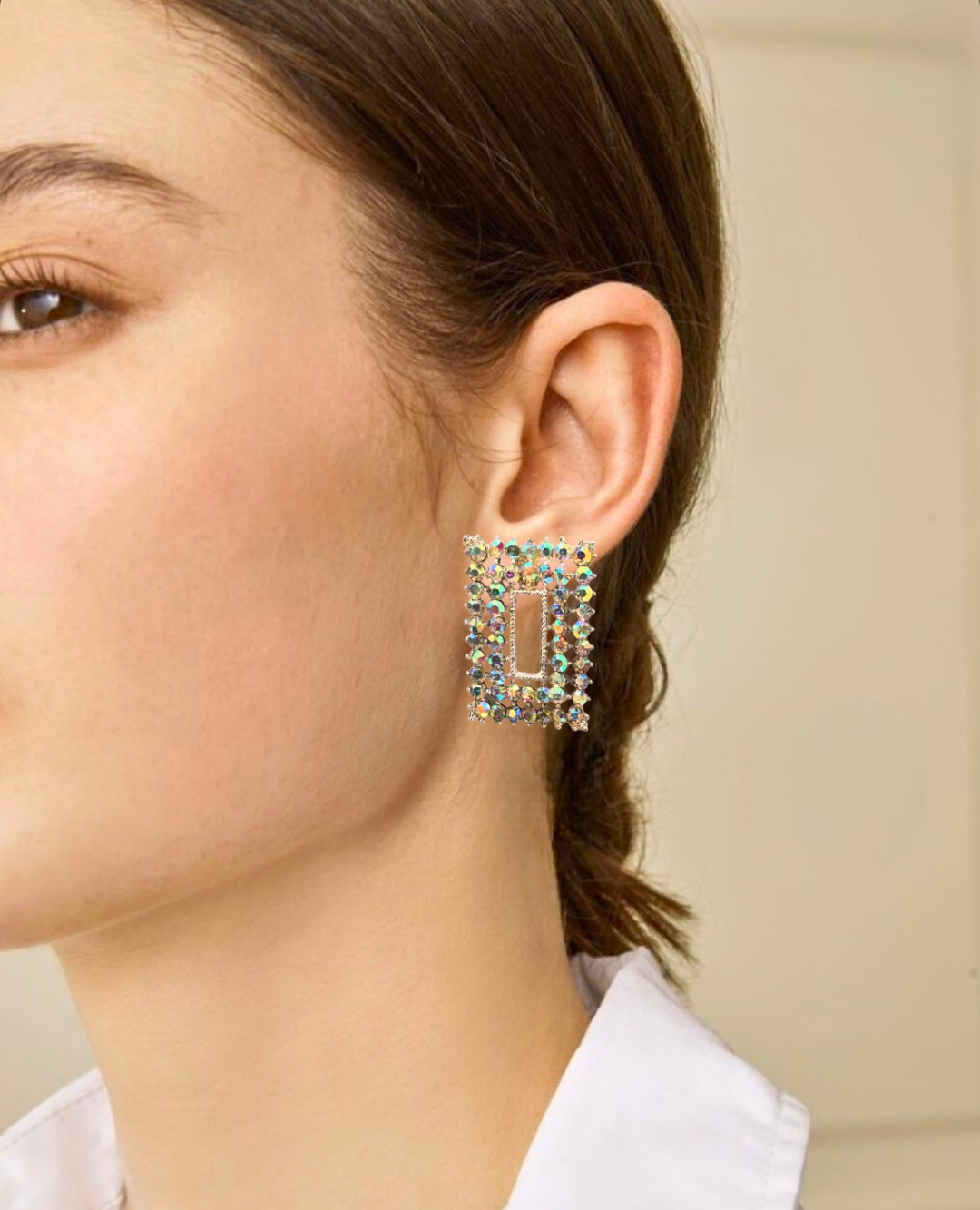 Silver Studded Earrings