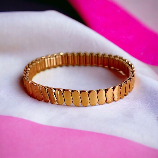 Rose Gold Strap Bracelet