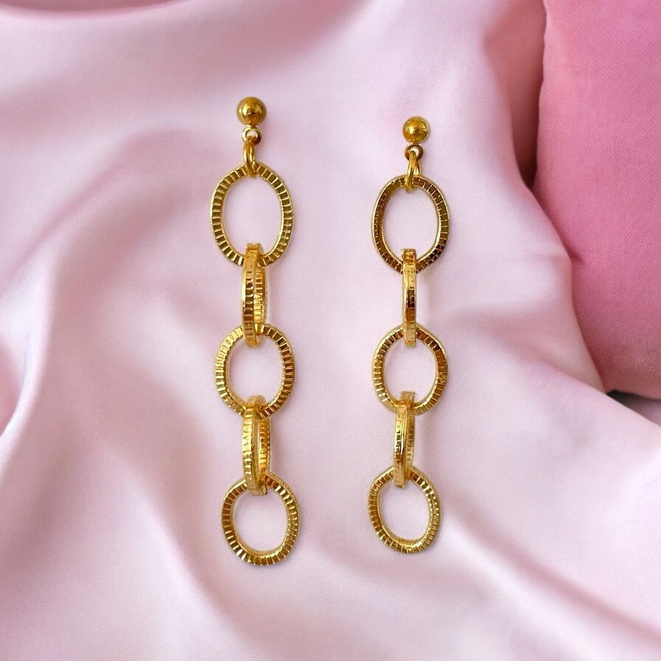 Shiny Dangling Earrings