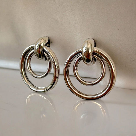 Metallic Hoops